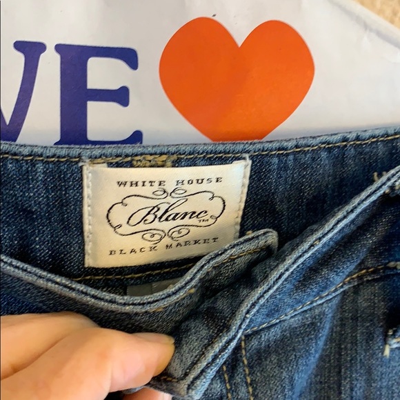 WHBM Denim Bling Skirt - Picture 3 of 3